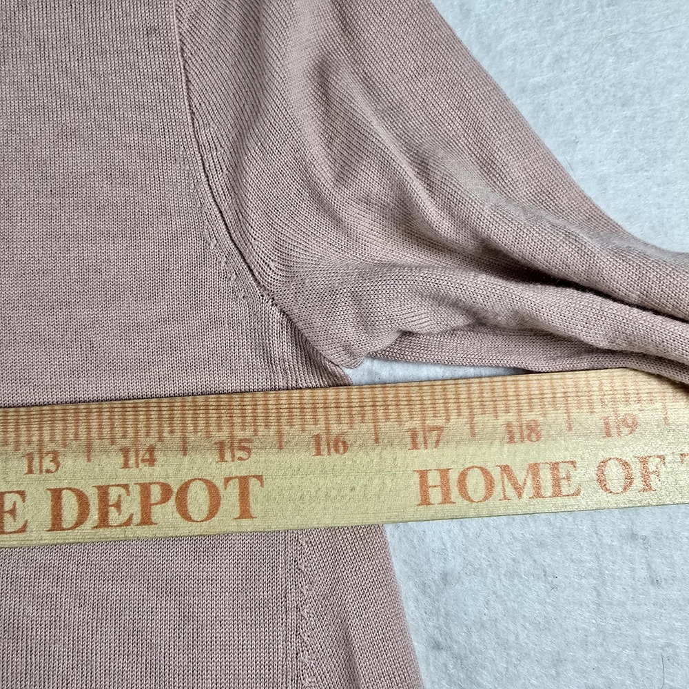 J Crew Embroidered 100% Merino Wool Sweatshirt Womens XS Pink Style Floral Print - Picture 7 of 9